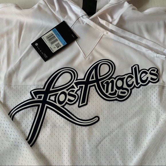 Nike Los Angeles Hoodie Men White/Blue BQ1655-100 - Picture 4 of 7